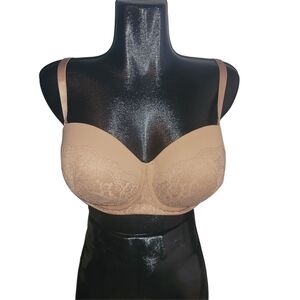 Luvlette Beige Lace Detailed Padded Bra